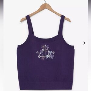 NEW! Box Lunch Her Universe Harry Potter Deathly Hallows Knit Tank Top 2X plus